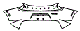 Rear Bumper Kit pattern for the 2013 Lotus Evora