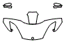 Hood and Mirror Kit pattern for the 2022 Lotus Evora