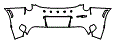 Rear Bumper Kit pattern for the 2018 Lotus Evora