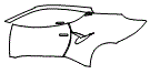 Door and Rear Fender Kit pattern for the 2023 Lotus Emira