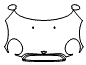 Full Hood, Mirror and Grille Kit pattern for the 2008 MINI Cooper
