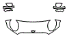 Hood and Mirror Kit pattern for the 2020 MINI Cooper
