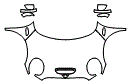 Full Hood, Full Fender and Mirror Kit pattern for the 2020 MINI Cooper