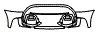 Bumper Kit pattern for the 2024 MINI Cooper