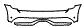 Rear Bumper Kit pattern for the 2024 MINI Cooper