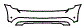 Rear Bumper Kit pattern for the 2024 MINI Cooper