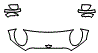 Hood and Mirror Kit pattern for the 2024 MINI Cooper
