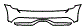 Rear Bumper Kit pattern for the 2024 MINI Convertible
