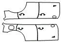 Rear Fender and Door Kit pattern for the 2021 MINI Countryman