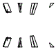 D-Pillar, B-Pillar and C-Pillar Kit pattern for the 2018 MINI Countryman