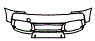 Bumper Kit pattern for the 2018 MINI Countryman