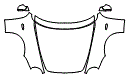 Full Hood, Fender and Mirror Kit pattern for the 2006 Maserati Coupe