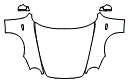 Hood, Fender and Mirror Kit pattern for the 2006 Maserati Coupe