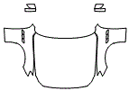 Full Hood, Fender and Mirror Kit pattern for the 2014 Maserati Quattroporte