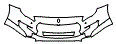 Bumper Kit pattern for the 2014 Maserati Quattroporte