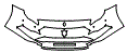 Bumper Kit pattern for the 2017 Maserati Quattroporte