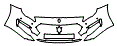 Bumper Kit pattern for the 2023 Maserati Quattroporte