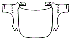 Full Hood, Fender and Mirror Kit pattern for the 2017 Maserati Quattroporte