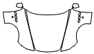 Full Hood, Fender and Mirror Kit pattern for the 2010 Maserati Quattroporte