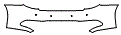 Rear Bumper Kit pattern for the 2016 Maserati Gran Turismo