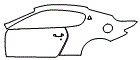 Door and Rear Fender Kit pattern for the 2020 Maserati Gran Turismo