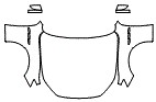 Full Hood, Fender and Mirror Kit pattern for the 2024 Maserati Ghibli