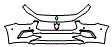 Bumper Kit pattern for the 2024 Maserati Ghibli