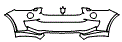Bumper Kit pattern for the 2019 Maserati Levante