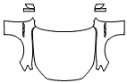 Full Hood, Fender and Mirror Kit pattern for the 2015 Maserati Ghibli