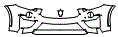 Bumper Kit pattern for the 2019 Maserati Levante