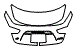 Trunk Lid Kit pattern for the 2024 Maserati Ghibli