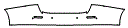 Rear Bumper Kit pattern for the 2020 Maserati Ghibli