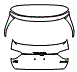 Trunk Lid Kit pattern for the 2019 Maserati Levante