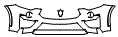 Bumper Kit pattern for the 2019 Maserati Levante