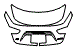 Trunk Lid Kit pattern for the 2015 Maserati Ghibli