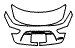 Trunk Lid Kit pattern for the 2024 Maserati Ghibli