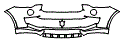 Bumper Kit pattern for the 2024 Maserati Levante