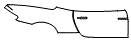 Door and Rear Fender Kit pattern for the 2016 Aston Martin DB9