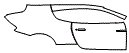 Door and Rear Fender Kit pattern for the 2017 Aston Martin DB9