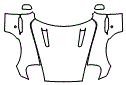 Full Hood, Fender and Mirror Kit pattern for the 2005 Aston Martin Vanquish S