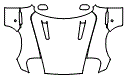 Full Hood, Fender and Mirror Kit pattern for the 2005 Aston Martin Vanquish S