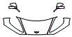 Hood, Fender and Mirror Kit pattern for the 2018 Aston Martin Vanquish S