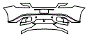 Rear Bumper Kit pattern for the 2014 Aston Martin Vanquish