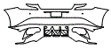 Rear Bumper Kit pattern for the 2018 Aston Martin Vanquish S