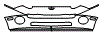 Bumper Kit pattern for the 2005 Aston Martin Vanquish S