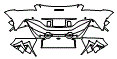 Rear Bumper Kit pattern for the 2021 Aston Martin Vantage