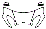 Hood, Fender and Mirror Kit pattern for the 2017 Aston Martin V8 Vantage S