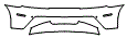 Rear Bumper Kit pattern for the 2017 Aston Martin V8 Vantage S