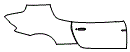 Door and Rear Fender Kit pattern for the 2011 Aston Martin DBS