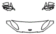 Hood and Mirror Kit pattern for the 2023 Aston Martin DBS
